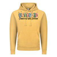 Vintage Mustard unafraid Vintage Hoodie - MaliasSmallBusiness