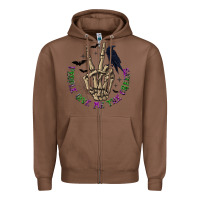Chestnut People Give Me The Creeps Zipper Hoodie - texasbilliewilder
