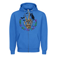 True Royal People Give Me The Creeps Zipper Hoodie - texasbilliewilder