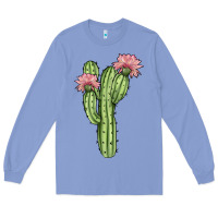 Colony Blue cactus 4 Long Sleeve Tee - JahusDesignShop