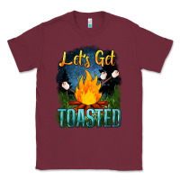 Burgundy lets get toasted Classic Tee - NancyCooperArtShop