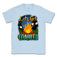 Dusty Blue lets get toasted Classic Tee - NancyCooperArtShop