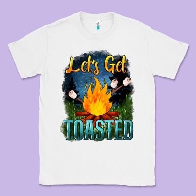 Lets Get Toasted Classic Tee Designed By Nancycooperartshop