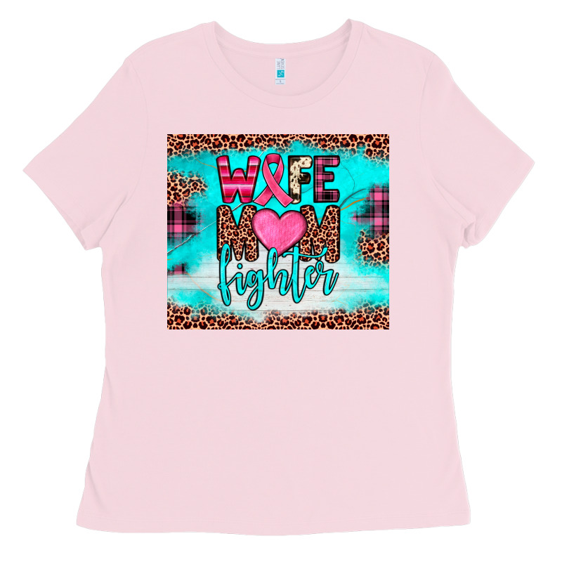 Wife Mom Fighter Tumbler Ladies Tee by JahusDesignShop | Teevron