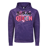 Cloud Purple birthday queen Vintage Hoodie - MaliasSmallBusiness