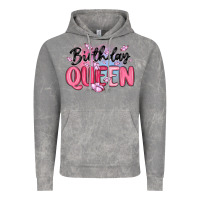 Cloud Rock birthday queen Vintage Hoodie - MaliasSmallBusiness
