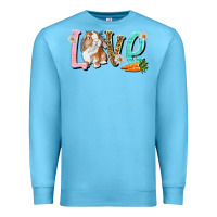 Ocean Blue Love Easter Rabbit Easter Day Premium Sweatshirt - HowdyJamesFarm