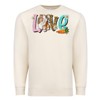 Sandshell Love Easter Rabbit Easter Day Premium Sweatshirt - HowdyJamesFarm