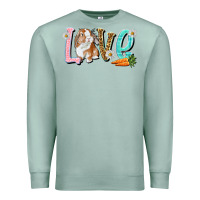 Seafoam Love Easter Rabbit Easter Day Premium Sweatshirt - HowdyJamesFarm