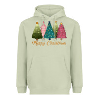 Matcha merry christmas trees Heavyweight Hoodie - CowGirlArtShop