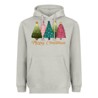 Moon Dust merry christmas trees Heavyweight Hoodie - CowGirlArtShop