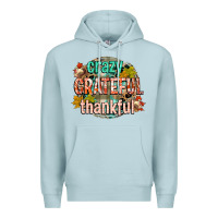 Blue Mist crazy grateful thankful Premium Hoodie - CowGirlArtShop
