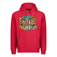 Cardinal crazy grateful thankful Premium Hoodie - CowGirlArtShop