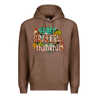 Chestnut crazy grateful thankful Premium Hoodie - CowGirlArtShop