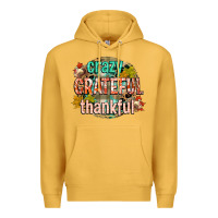 Mustard crazy grateful thankful Premium Hoodie - CowGirlArtShop