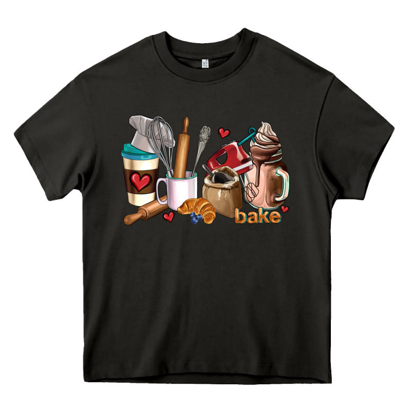 Bakery Coffee Cups Heavy Core Tee by AdoDesignShop | Teevron