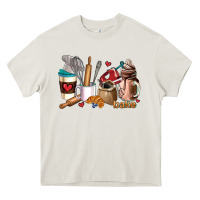 Cream bakery coffee cups Heavy Core Tee - AdoDesignShop