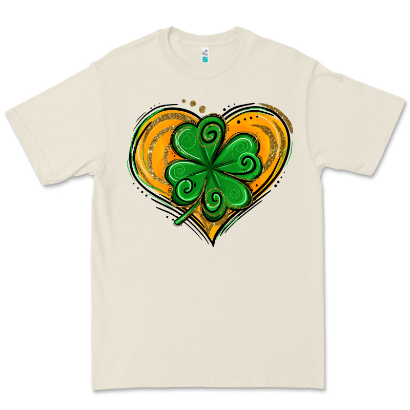 St. Patrick's Day Heart With Shamrock Premium Tee by Jasminsmagicworld | Teevron