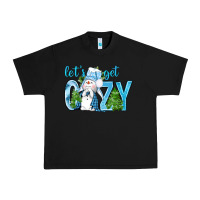 Black lets get cozy Urban Heavy Tee - NancyCooperArtShop