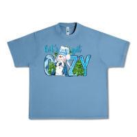 Pebble Blue lets get cozy Urban Heavy Tee - NancyCooperArtShop