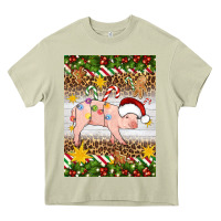 Mossy christmas pig Heavy Core Tee - Artiststas