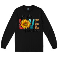Black For The Love Of Sunshine Long Sleeve Tee - BundleAndBundleShop