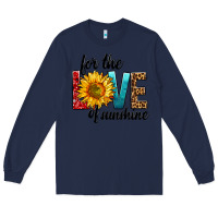 Navy For The Love Of Sunshine Long Sleeve Tee - BundleAndBundleShop
