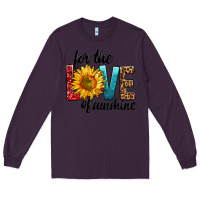 Plum For The Love Of Sunshine Long Sleeve Tee - BundleAndBundleShop