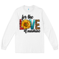 White For The Love Of Sunshine Long Sleeve Tee - BundleAndBundleShop