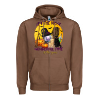 Chestnut It's The Most Wonderful Time of The Year Zipper Hoodie - texasbilliewilder