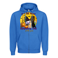 True Royal It's The Most Wonderful Time of The Year Zipper Hoodie - texasbilliewilder
