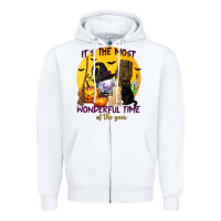 White It's The Most Wonderful Time of The Year Zipper Hoodie - texasbilliewilder