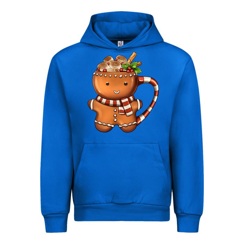 Gingerbread Cookie Man Hot Cocoa Coffee Urban Hoodie by FaDigitalArtStudio | Teevron