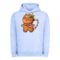 Pigment Grape Ice Gingerbread Cookie Man Hot Cocoa Coffee Urban Hoodie - FaDigitalArtStudio