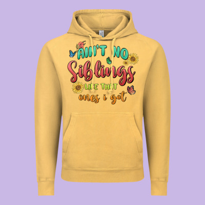Aint No Siblings Like That Ones I Got Vintage Hoodie Designed By Maliassmallbusiness