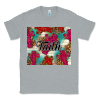 Heather Grey faith Classic Tee - NancyCooperArtShop
