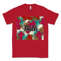 Red faith Classic Tee - NancyCooperArtShop