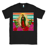 Black our lady of guadalupe cactus leopard Classic Tee - JahusDesignShop
