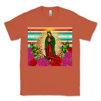 Copper our lady of guadalupe cactus leopard Classic Tee - JahusDesignShop