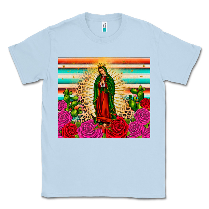 Our Lady Of Guadalupe Cactus Leopard Classic Tee by JahusDesignShop | Teevron
