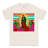 Natural our lady of guadalupe cactus leopard Classic Tee - JahusDesignShop