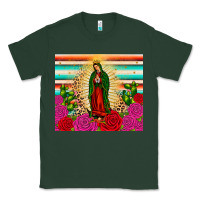 Sports Green our lady of guadalupe cactus leopard Classic Tee - JahusDesignShop