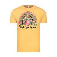 Vintage Mustard teach love inspire Vintage Tee - JahusDesignShop