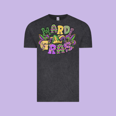 Mardi Gras Vintage Tee Designed By Maliassmallbusiness