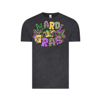 Vintage Black mardi gras Vintage Tee - MaliasSmallBusiness