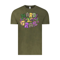 Vintage Olive mardi gras Vintage Tee - MaliasSmallBusiness