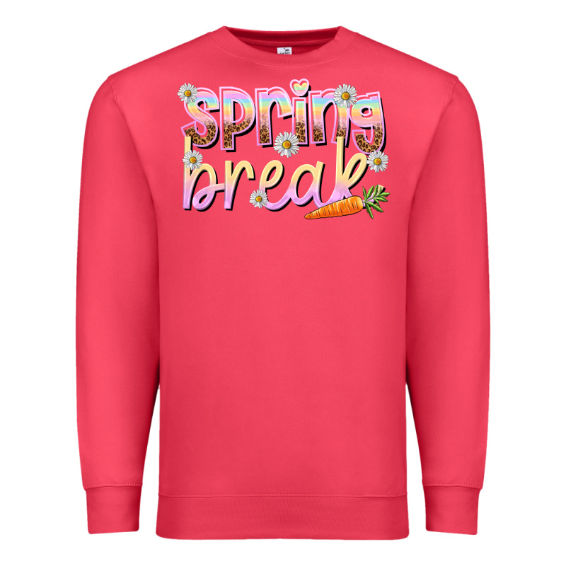 Spring Break Easter Day Premium Sweatshirt by HowdyJamesFarm | Teevron
