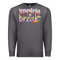 Charcoal Heather Spring break Easter Day Premium Sweatshirt - HowdyJamesFarm