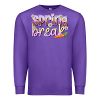 Purple Spring break Easter Day Premium Sweatshirt - HowdyJamesFarm