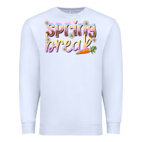 White Spring break Easter Day Premium Sweatshirt - HowdyJamesFarm